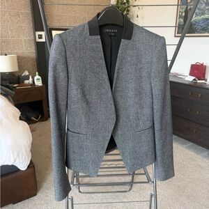 Theory Gray Wool Blazer